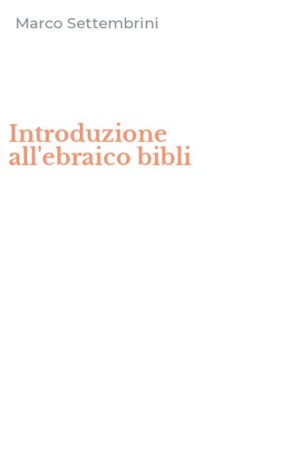 Introduzione all'ebraico bibli