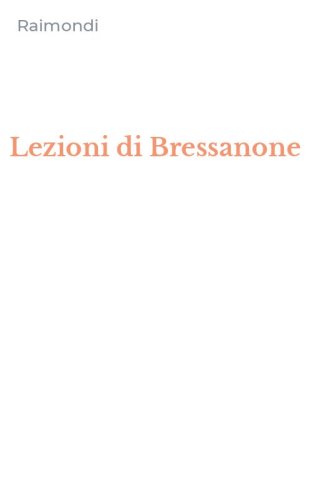 Lezioni di Bressanone