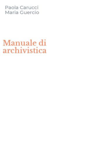 Manuale di archivistica