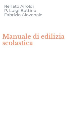 Manuale di edilizia scolastica
