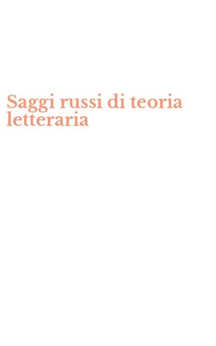 Saggi russi di teoria letteraria