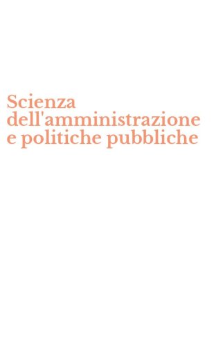 Scienza dell'amministrazione e politiche pubbliche