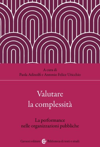 Valutare la complessit&agrave;. La performance nelle organizzazioni pubbliche