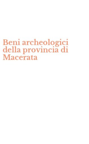 Beni archeologici della provincia di Macerata
