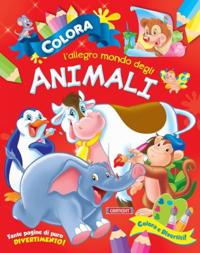 Colora l'allegro mondo degli animali