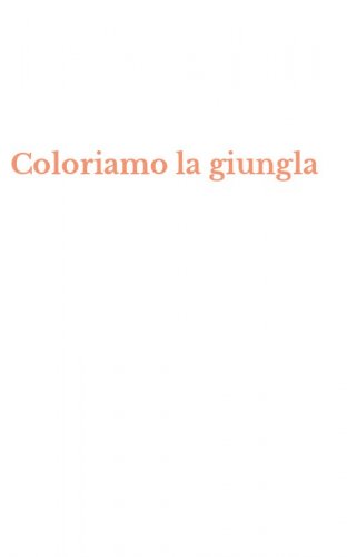 Coloriamo la giungla