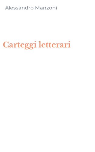 Carteggi letterari