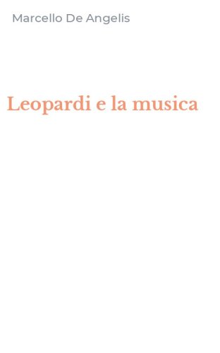 Leopardi e la musica
