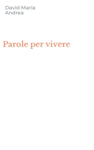 Parole per vivere