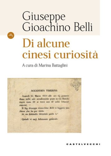 Di alcune cinesi curiosit&agrave;