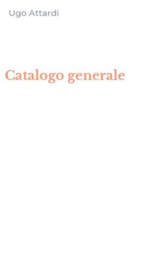 Catalogo generale