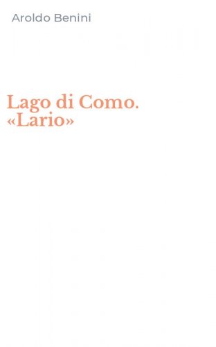 Lago di Como. &laquo;Lario&raquo;
