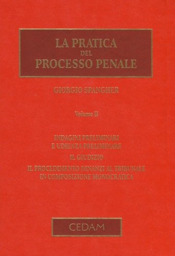 La pratica del processo penale