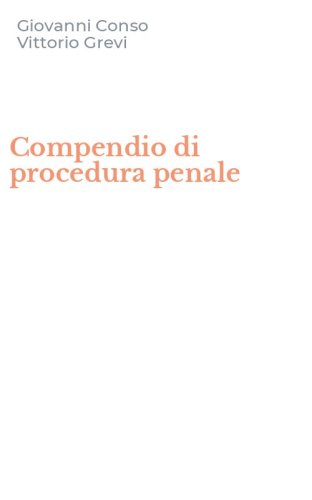 Compendio di procedura penale
