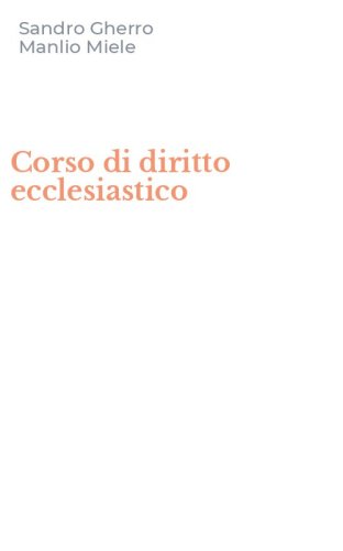 Corso di diritto ecclesiastico