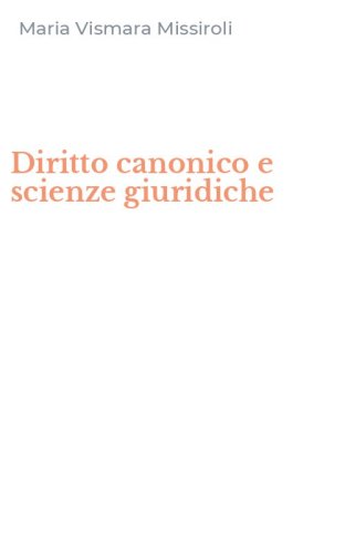 Diritto canonico e scienze giuridiche