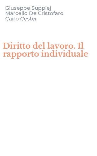 Diritto del lavoro. Il rapporto individuale
