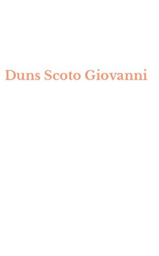 Duns Scoto Giovanni