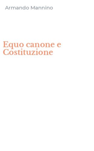 Equo canone e Costituzione