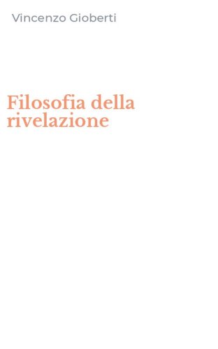 Filosofia della rivelazione