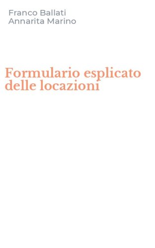 Formulario esplicato delle locazioni