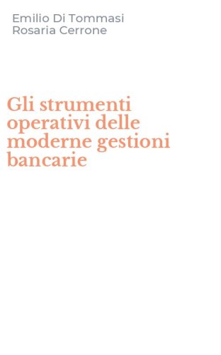 Gli strumenti operativi delle moderne gestioni bancarie