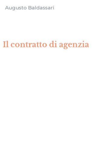 Il contratto di agenzia