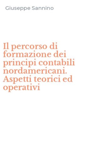 Il percorso di formazione dei principi contabili nordamericani. Aspetti teorici ed operativi