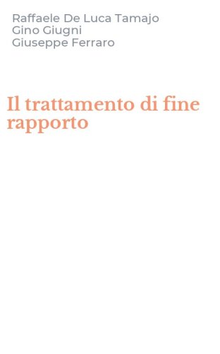 Il trattamento di fine rapporto