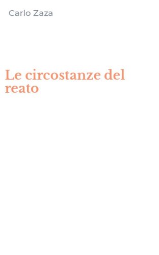 Le circostanze del reato