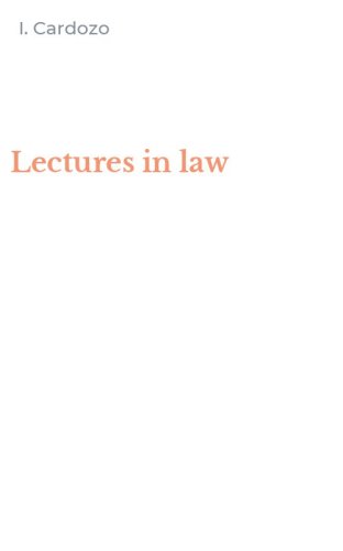 Lectures in law