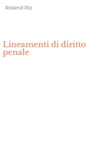 Lineamenti di diritto penale