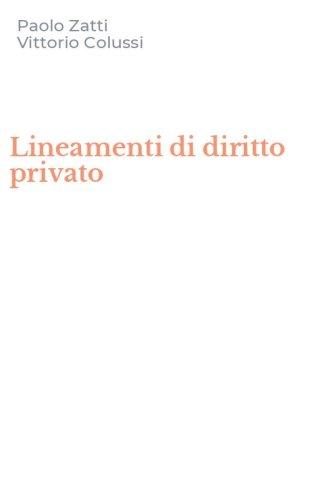 Lineamenti di diritto privato