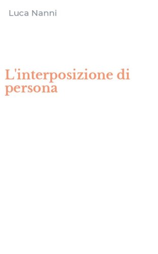 L'interposizione di persona