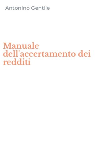 Manuale dell'accertamento dei redditi