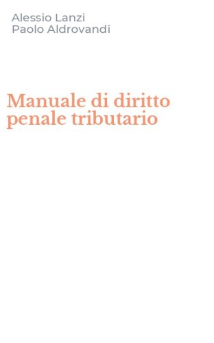 Manuale di diritto penale tributario