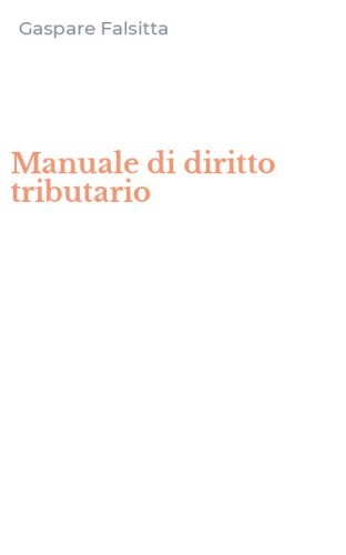 Manuale di diritto tributario