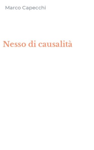 Nesso di causalit&agrave;