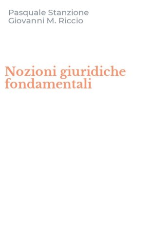 Nozioni giuridiche fondamentali