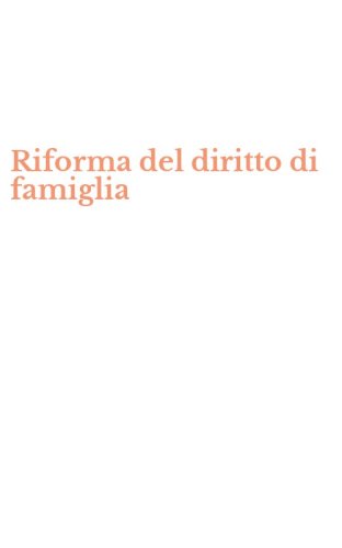 Riforma del diritto di famiglia