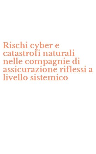 Rischi cyber e catastrofi naturali nelle compagnie di assicurazione riflessi a livello sistemico
