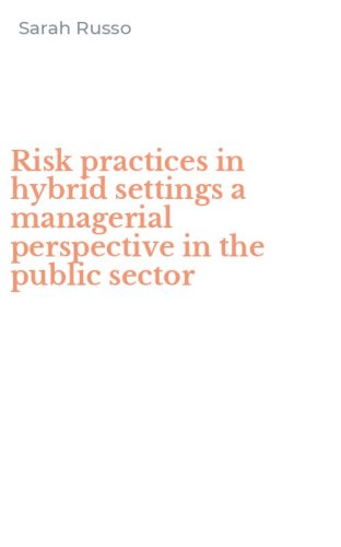 Risk practices in hybrid settings a managerial perspective in the public sector