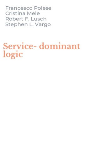 Service-dominant logic