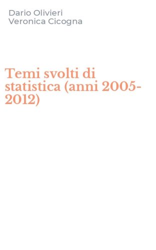 Temi svolti di statistica (anni 2005-2012)