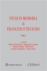 Studi in memoria di Francesco Tesauro