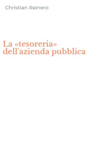 La &laquo;tesoreria&raquo; dell'azienda pubblica