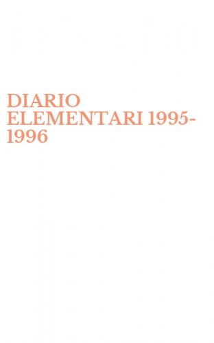 DIARIO ELEMENTARI 1995-1996