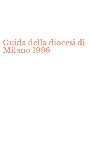 Guida della diocesi di Milano 1996