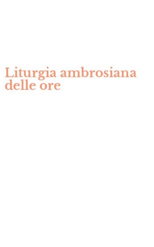 Liturgia ambrosiana delle ore