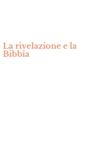 La rivelazione e la Bibbia